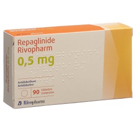 REPAGLINIDE Rivopharm cpr 0.5 mg 90 pce
