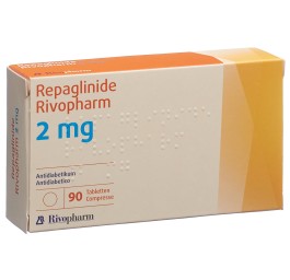 REPAGLINIDE Rivopharm cpr 2 mg 90 pce