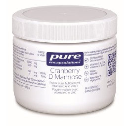 PURE cranberry D-mannose pdr bte 37 g