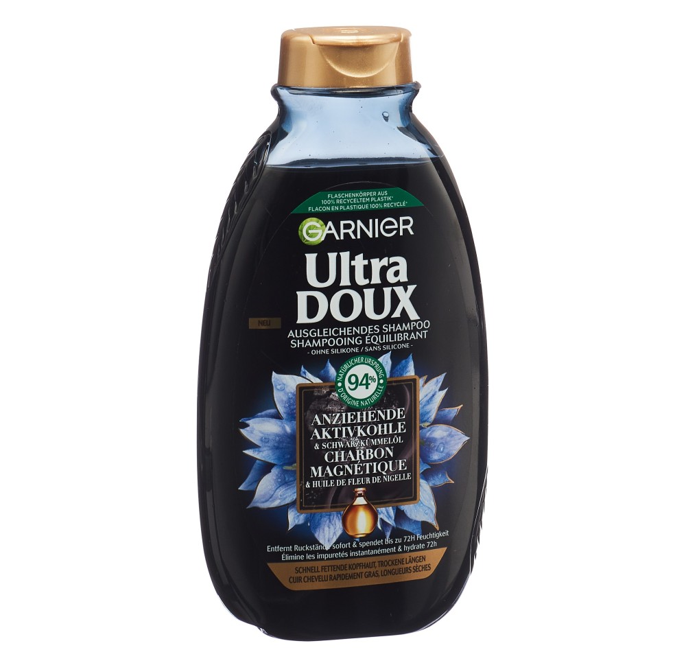 ULTRA DOUX Shampooing charcoal fl 300 ml
