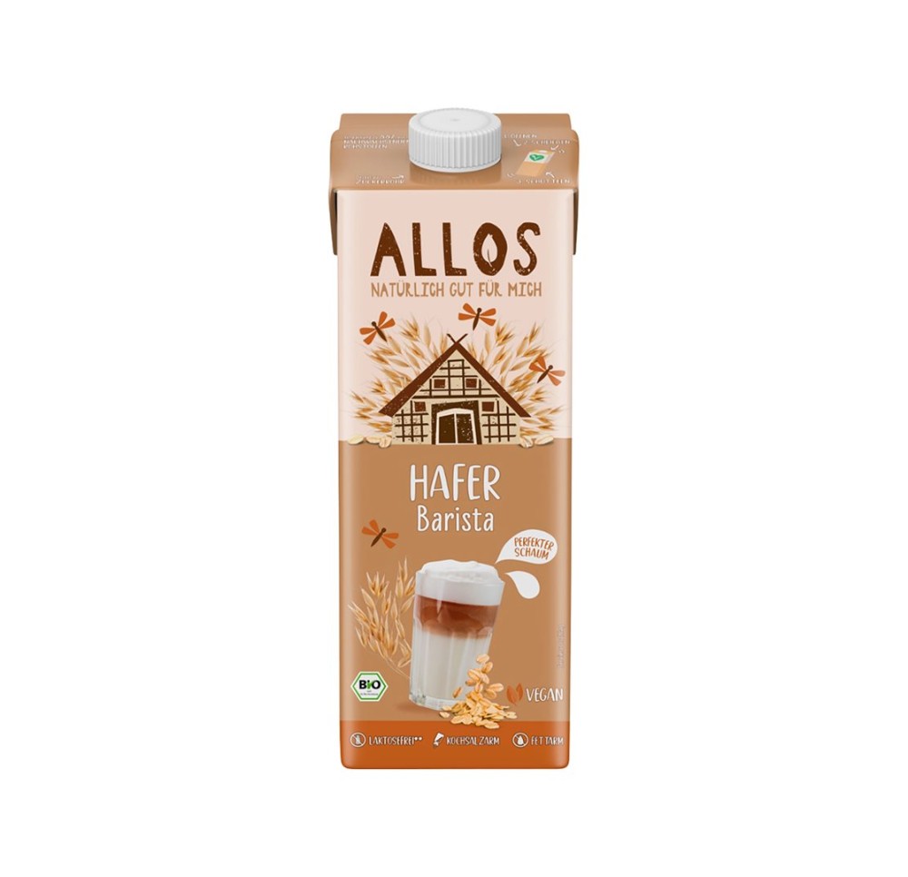 ALLOS drink à l'avoine barista tétra 1 lt ALLOS drink à l'avoine barista tétra 1 lt
