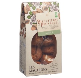 BISCUITERIE macarons amande nature s g bio 130 g