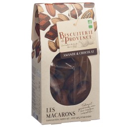 BISCUITERIE macarons amande chocolat s g bio 130 g