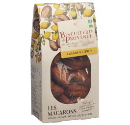 BISCUITERIE macarons amande citron s g bio 130 g