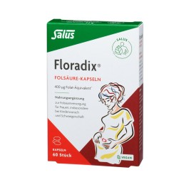 FLORADIX acide folique caps 60 pce