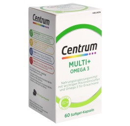 CENTRUM MULTI PLUS OMEGA3 bte 60 pce