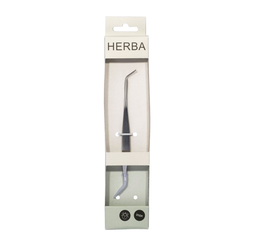 HERBA pincette à tiques 2en1 inox HERBA pincette à tiques 2en1 inox