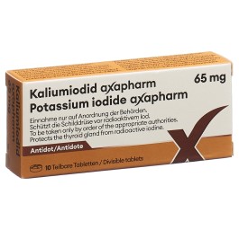 IODURE DE POTASSIUM axapharm cpr 65 mg 10 pce