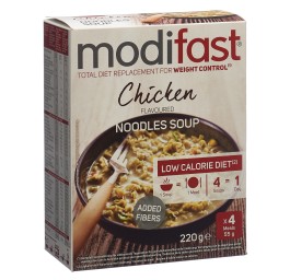 MODIFAST soupe nouilles chicken 4 x 55 g