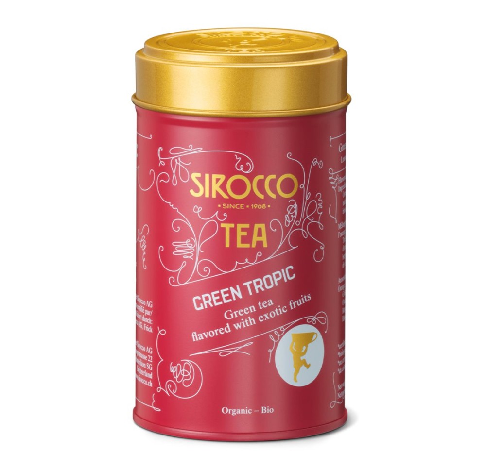 SIROCCO boîte thé medium Green Tropic 80 g