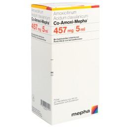 CO-AMOXI Mepha pdr 457 mg p susp fl 140 ml
