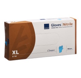 ABENA Cla gants nit XL 240mm n poud n st b 100 pce