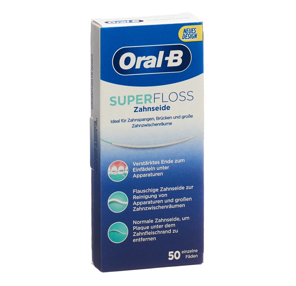 ORAL-B SuperFloss 50 pce ORAL-B SuperFloss 50 pce