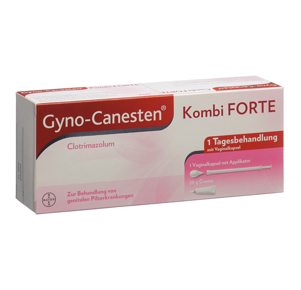 GYNO-CANESTEN Combi FORTE caps vag & crème