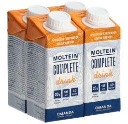 MOLTEIN Complete Drink abricot 4 tétra 200 ml