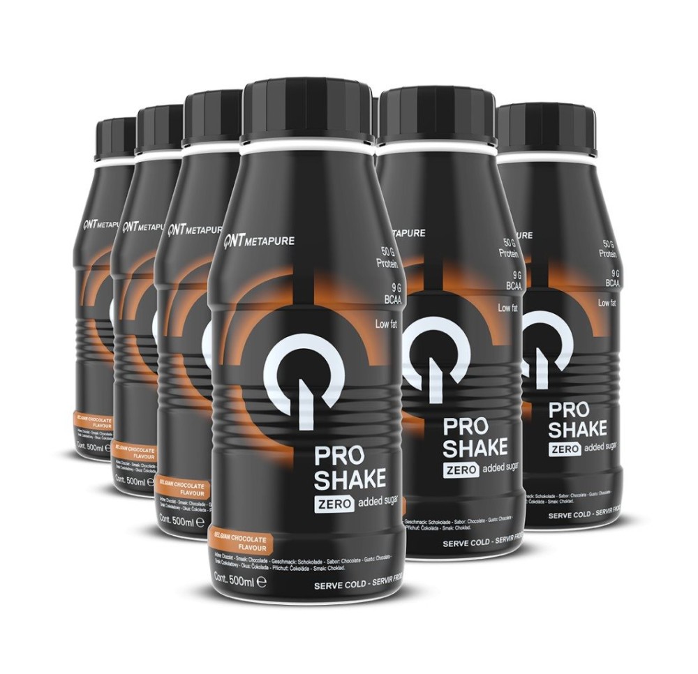 QNT Pro Shake Low Carb Drink Chocolate 12 x 500 ml