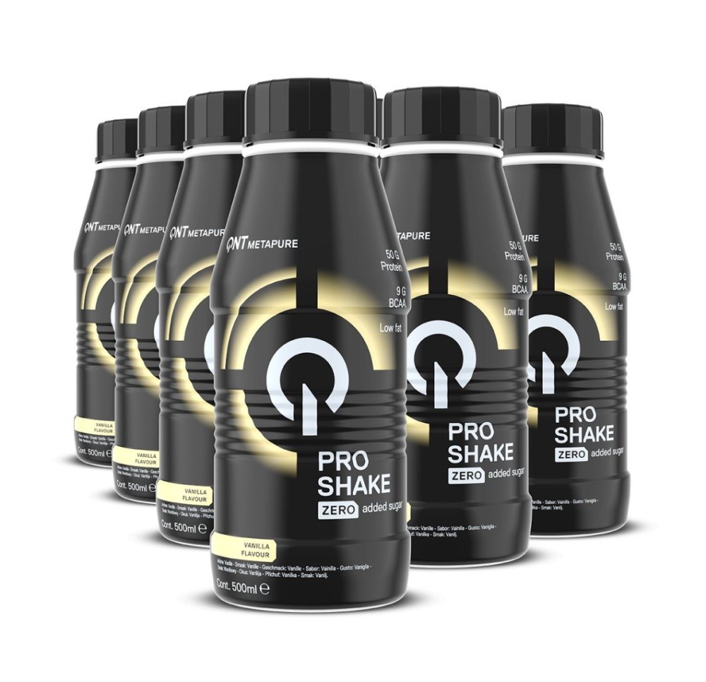 QNT Pro Shake Low Carb Drink Vanilla 12 fl 500 ml