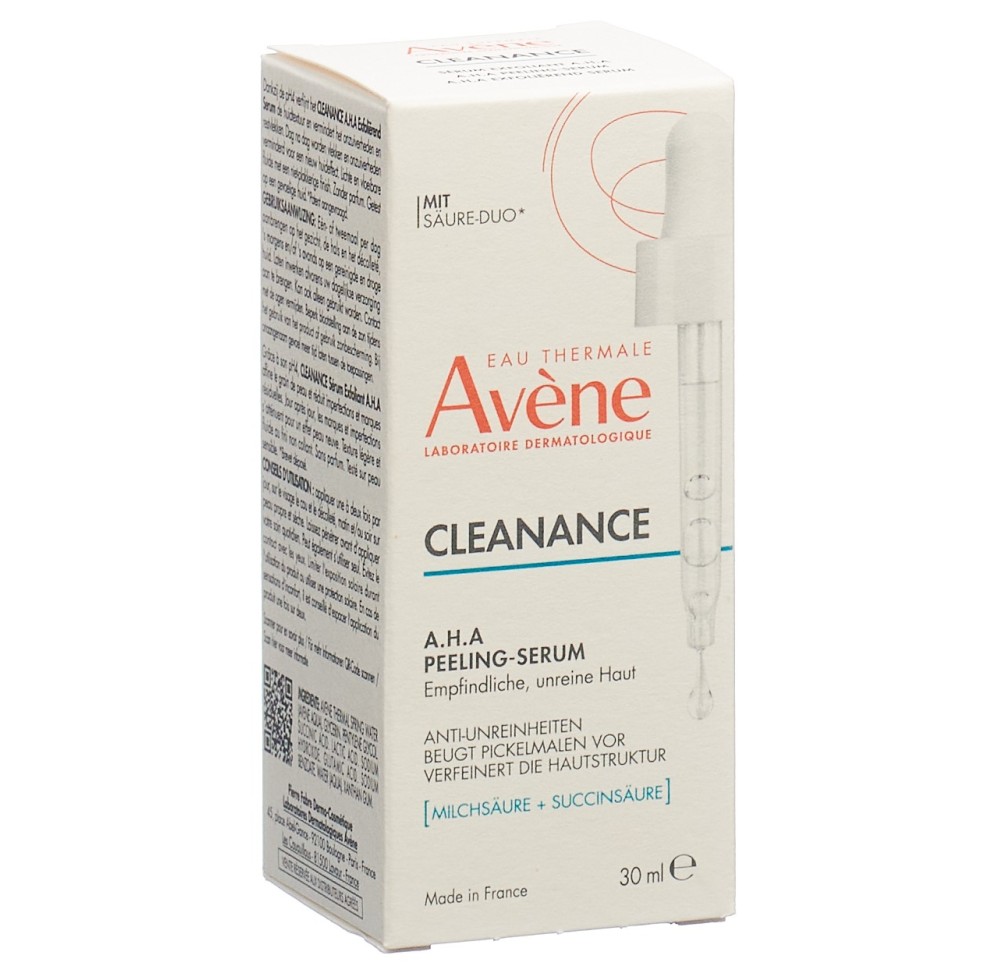 AVENE Cleanance AHA sérum exfoliant tb 30 ml