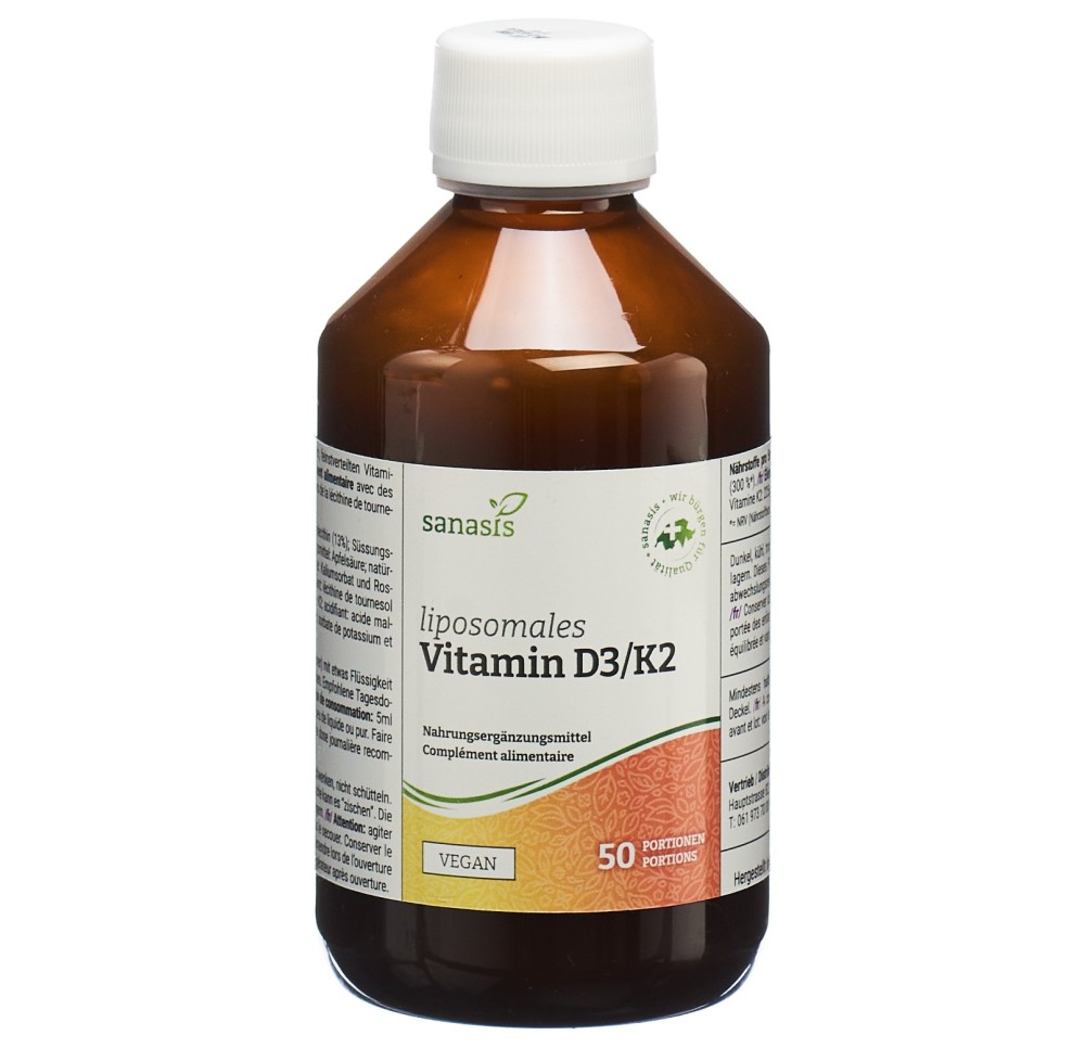 SANASIS Vitamin D3/K2 liposomal fl 250 ml