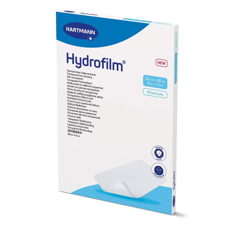 HYDROFILM pansement trans 20x30cm st 10 pce