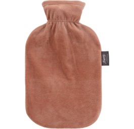 FASHY bouillotte 2l housse polaire brun