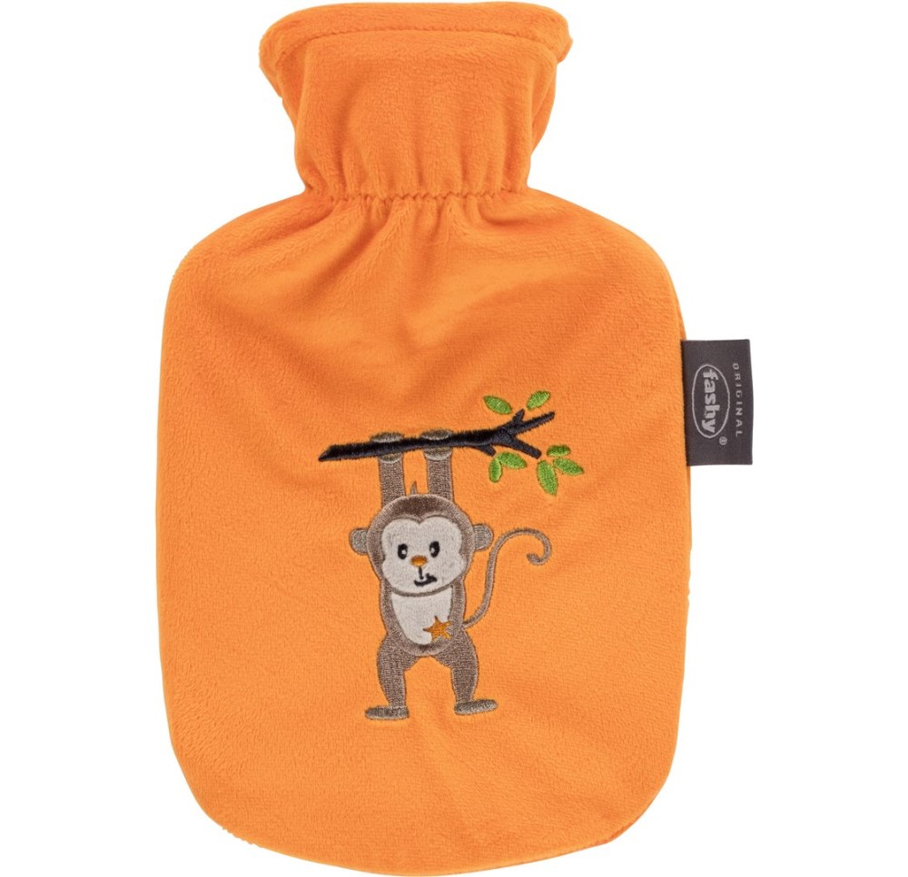 FASHY bouillotte enfant 0.8l housse singe Aiko FASHY bouillotte enfant 0.8l housse singe Aiko