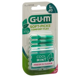 GUM Soft-Picks Comfort Flex large mint 40 pce