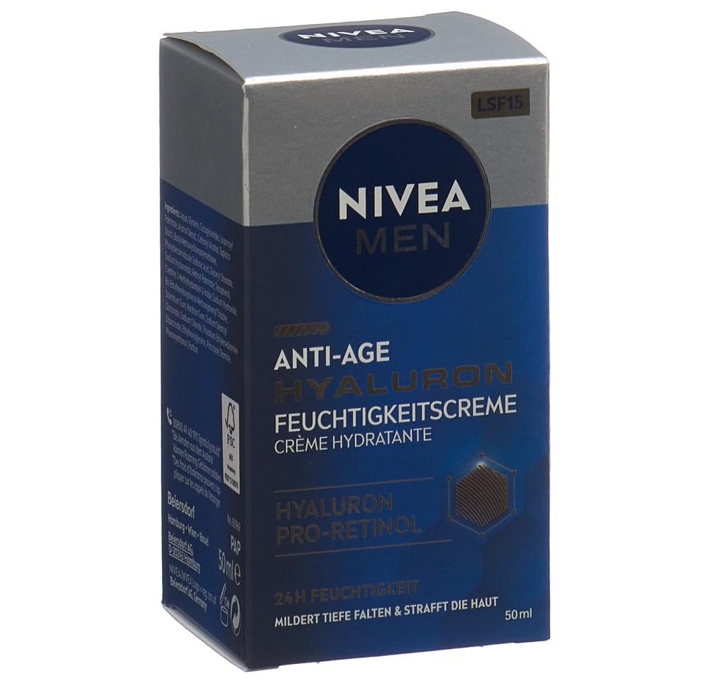 NIVEA MEN crème hydratante aa hyaluron 50 ml
