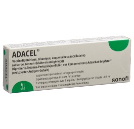 ADACEL susp inj a aiguille ser pré 0.5 ml