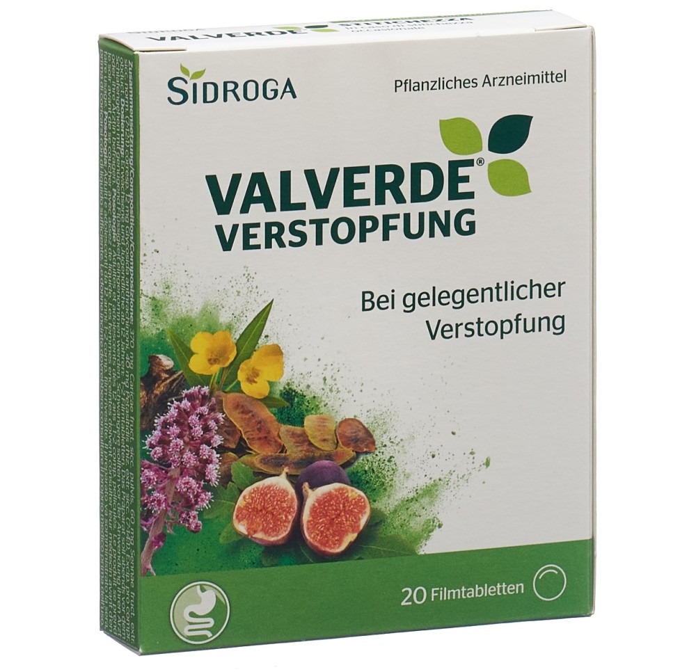 VALVERDE constipation cpr pell 20 pce VALVERDE constipation cpr pell 20 pce