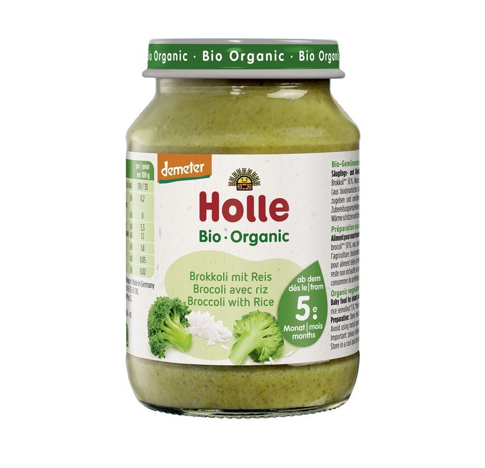 HOLLE brocoli avec riz 190 g