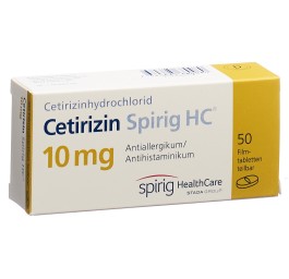CETIRIZINE Spirig HC cpr pell 10 mg 50 pce