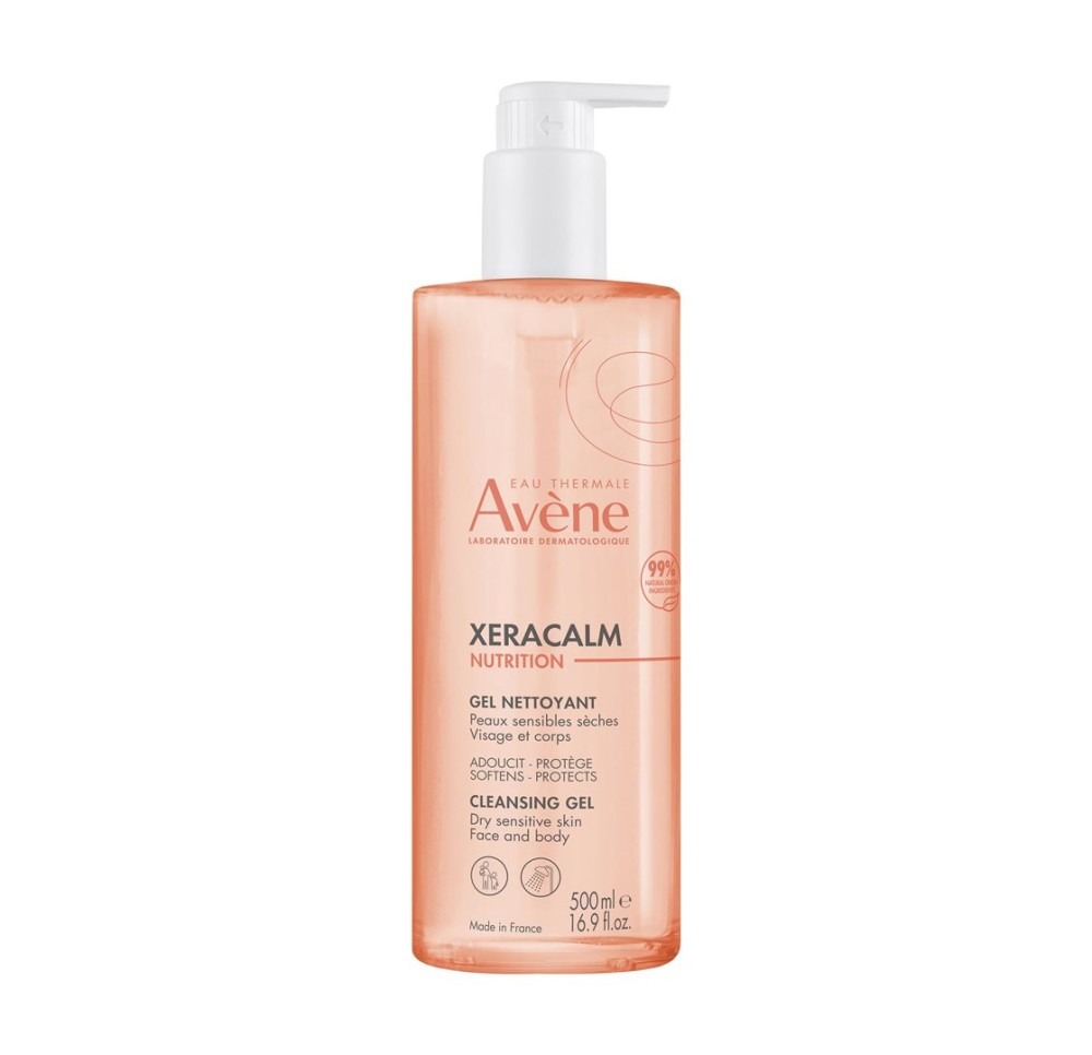 AVENE XeraCalm Nutrition gel nettoya fl 500 ml