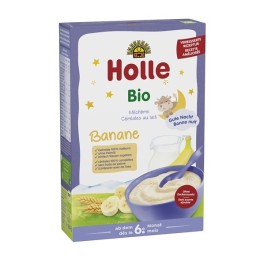 HOLLE bouillie céréales lait banane bio (nv) 250 g