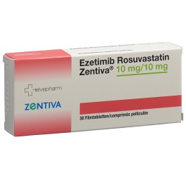 EZETIMIB ROSUVAST Zentiva cpr pell 10/10 mg 30 pce