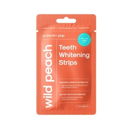 SMILEPEN Pop Teeth Whit Strips Wi Peach 7 x 2 pce