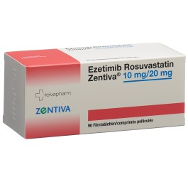 EZETIMIB ROSUVAST Zentiva cpr pell 10/20 mg 90 pce