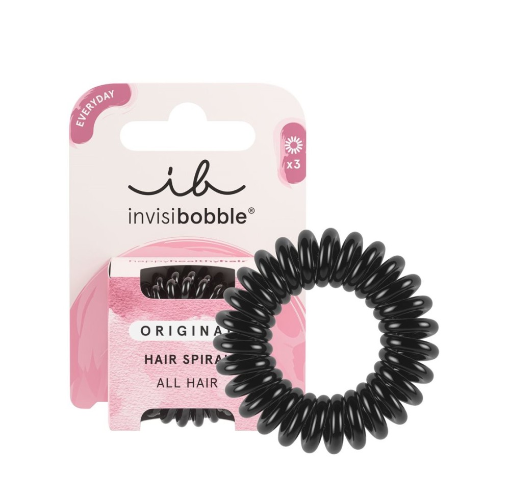 INVISIBOBBLE élast orig true black 3 pce