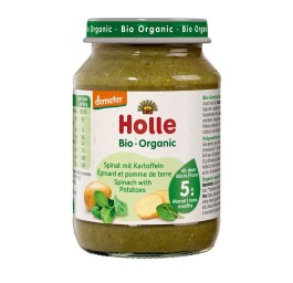 HOLLE purée épinards pommes de terre 190 g