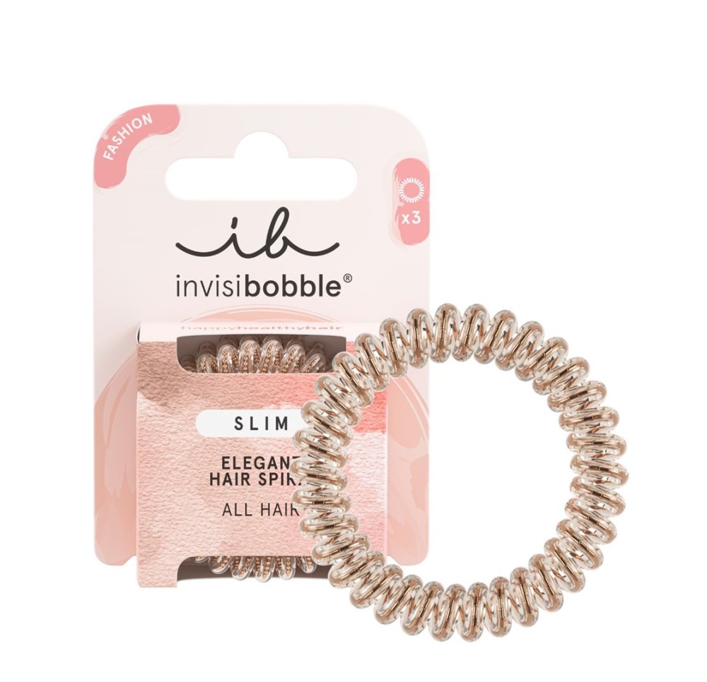 INVISIBOBBLE élast slim bronze me pretty 3 pce