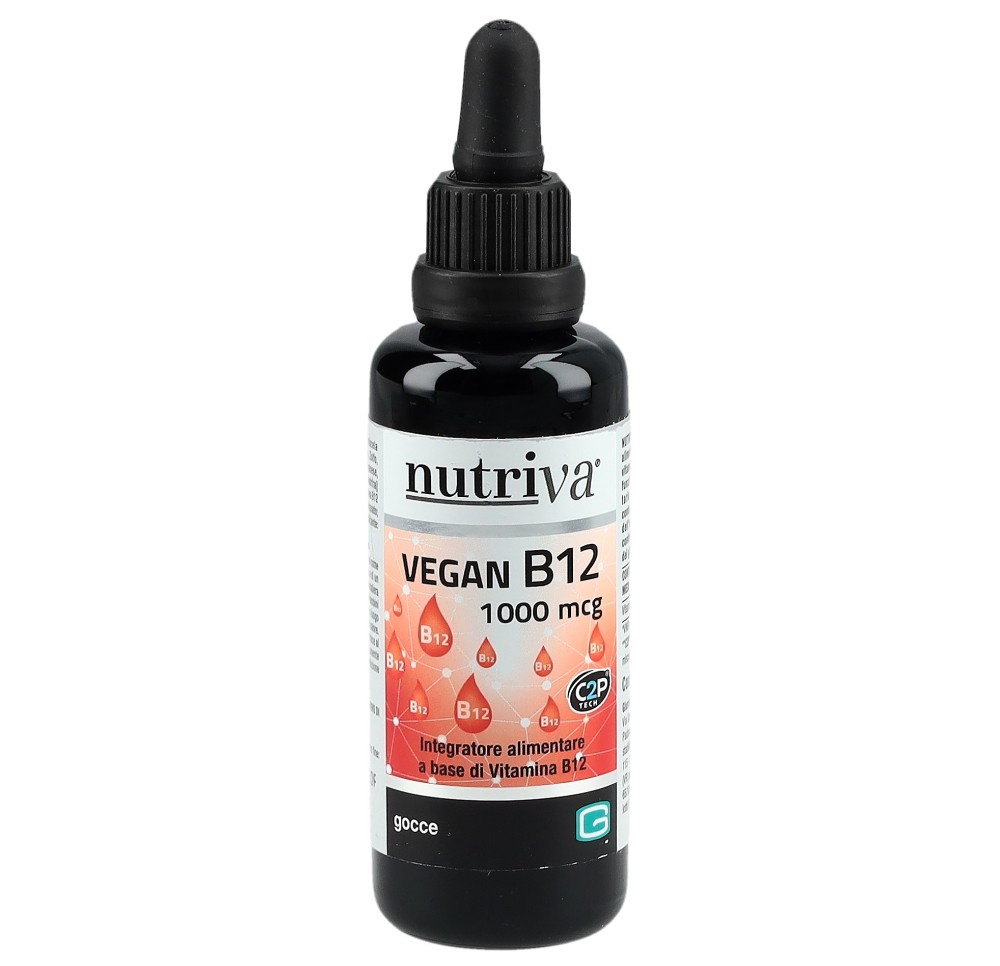 NUTRIVA Vegan B12 gouttes 1000 mcg 30 ml