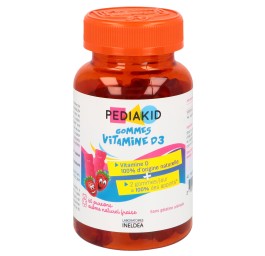 PEDIAKID oursons gummies vit D3 nat 60 pce