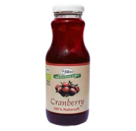 DR. METZ Cranberry Muttersaft bio 250 ml