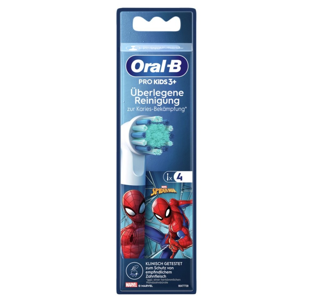 ORAL-B brossette Kids Spiderman 4 pce