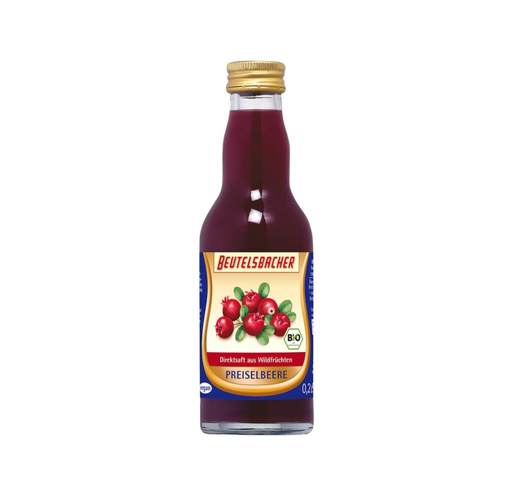 BEUTELSBACHER jus d'airelle pur verre 200 ml BEUTELSBACHER jus d'airelle pur verre 200 ml