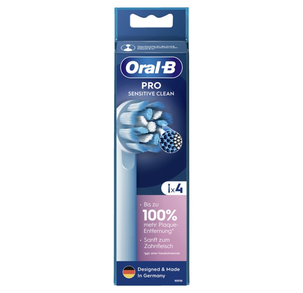ORAL-B brossette Sensitive Clean Pro 4 pce