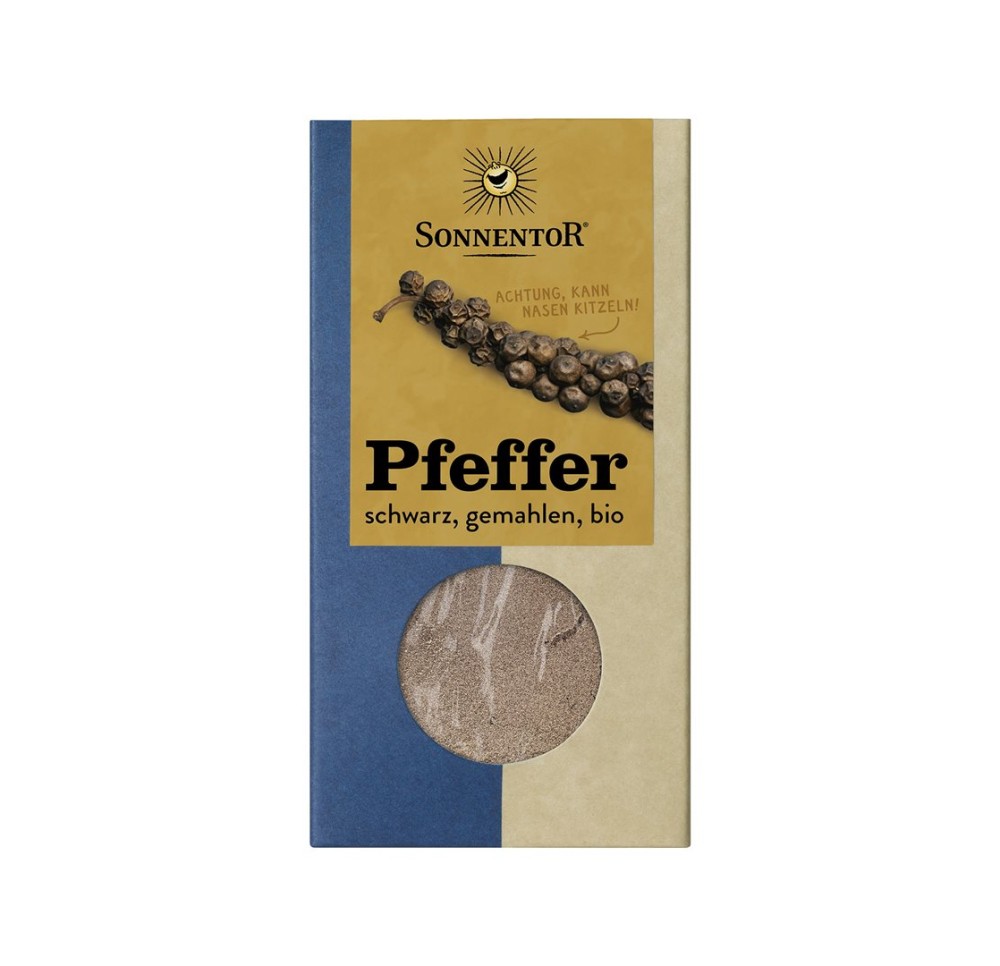 SONNENTOR poivre noir moulu BIO sach 50 g SONNENTOR poivre noir moulu BIO sach 50 g