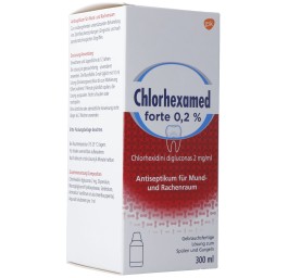 CHLORHEXAMED forte sol 0.2 % fl Pet 300 ml