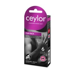 CEYLOR Fun Pack préservatif avec réservoir 6 pce