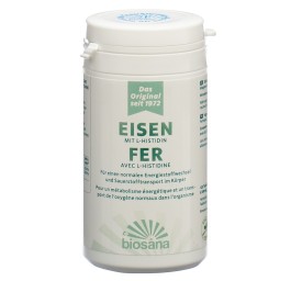 BIOSANA fer avec L-histidine cpr bte 120 pce